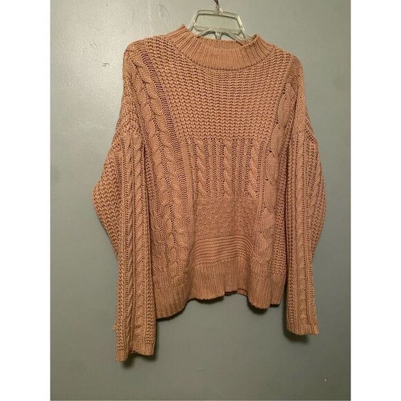 Time And Tru Mock Neck Knit Sweater Size XL - Picture 3 of 8
